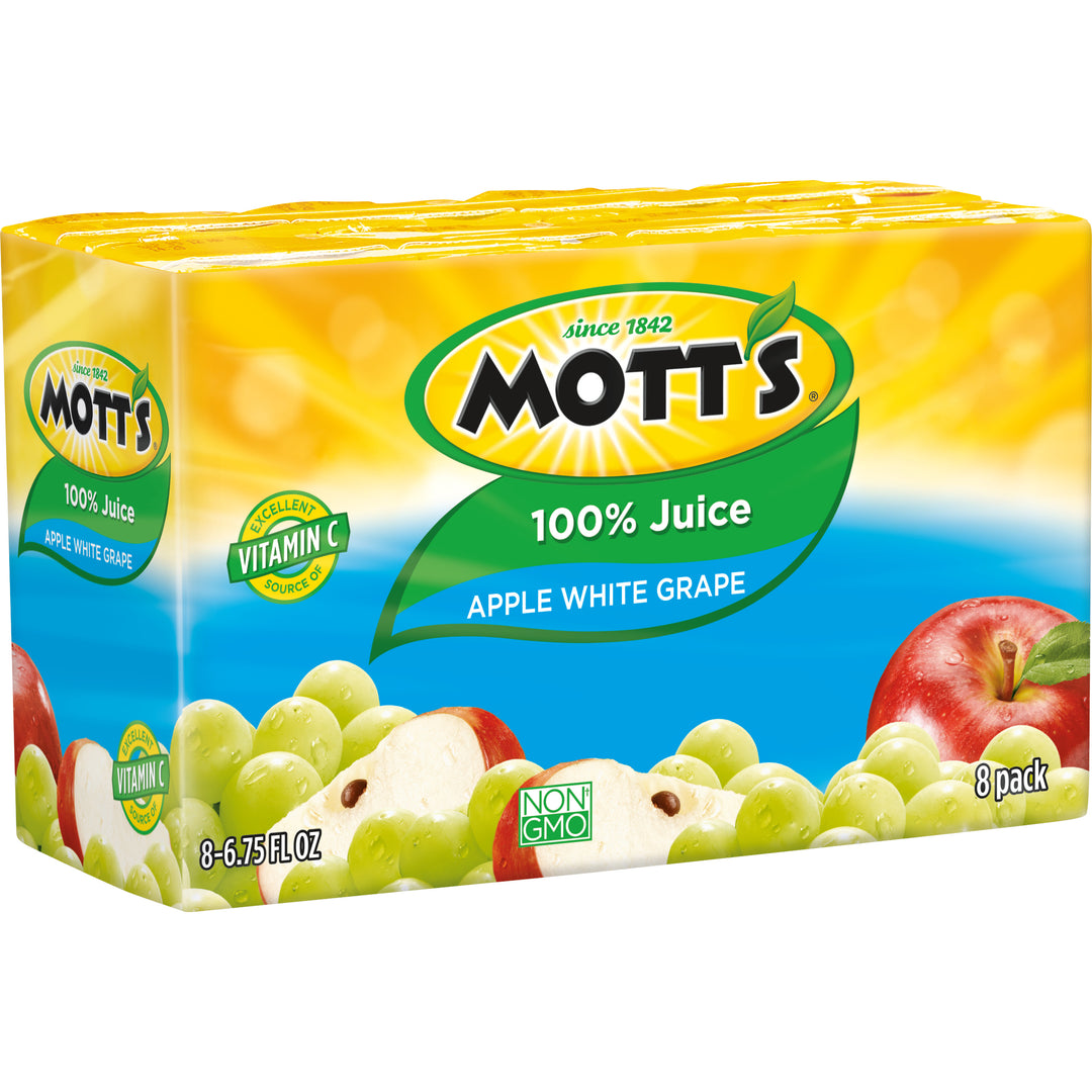 Mott's 100% White Grape Apple Juice-54 fl oz.s-4/Case