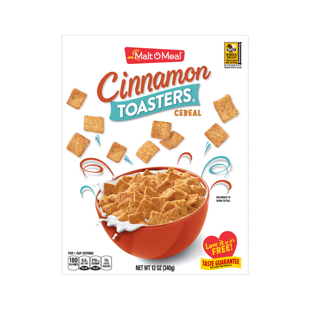 Malt O Meal Cinnamon Toasters Cereal-12 oz.-12/Case