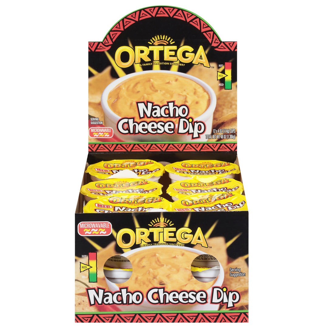 Ortega Nacho Cheese Sauce Cups-4 oz.-12/Box-6/Case
