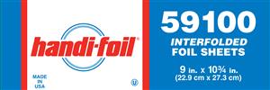 Hfa Handi-Foil Interfolded 9"X10.75" Foil Sheet-500 Count-6/Case