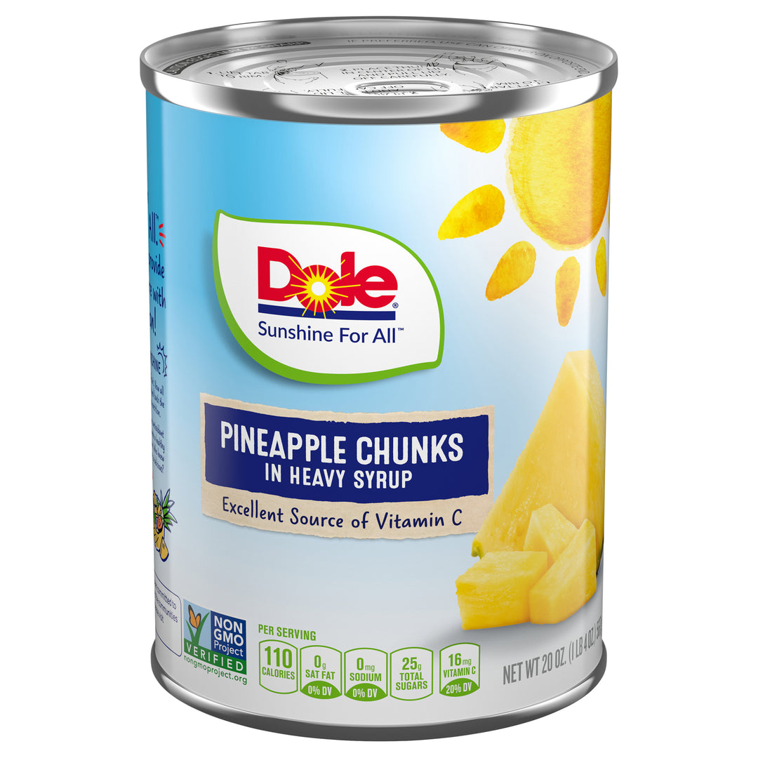 Dole Pineapple Chunks In Syrup-20 oz.-12/Case