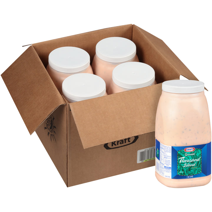 Kraft Thousand Island Spoonable Dressing Bulk-1 Gallon-4/Case