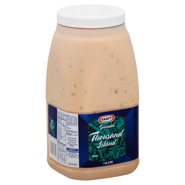 Kraft Thousand Island Spoonable Dressing Bulk-1 Gallon-4/Case