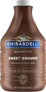 Ghirardelli Sweet Ground Chocolate Sauce-85.9 oz.-6/Case