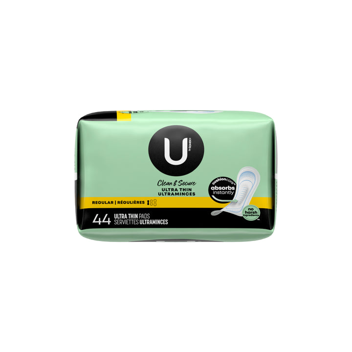 U By Kotex Kotex Maxi Pads Super Long-22 Count-8/Case