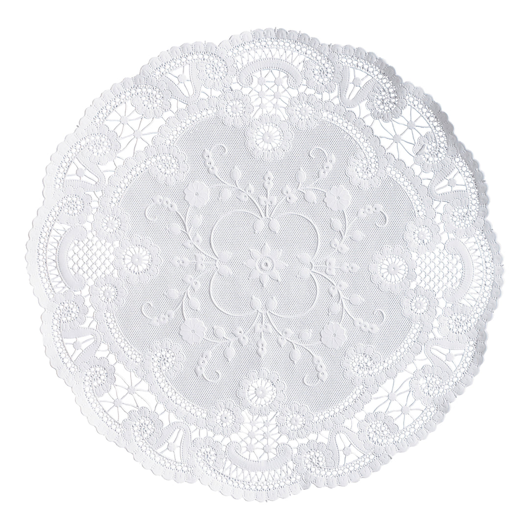 Brooklace Doily Paper W12" Round-1000 Each-1/Case