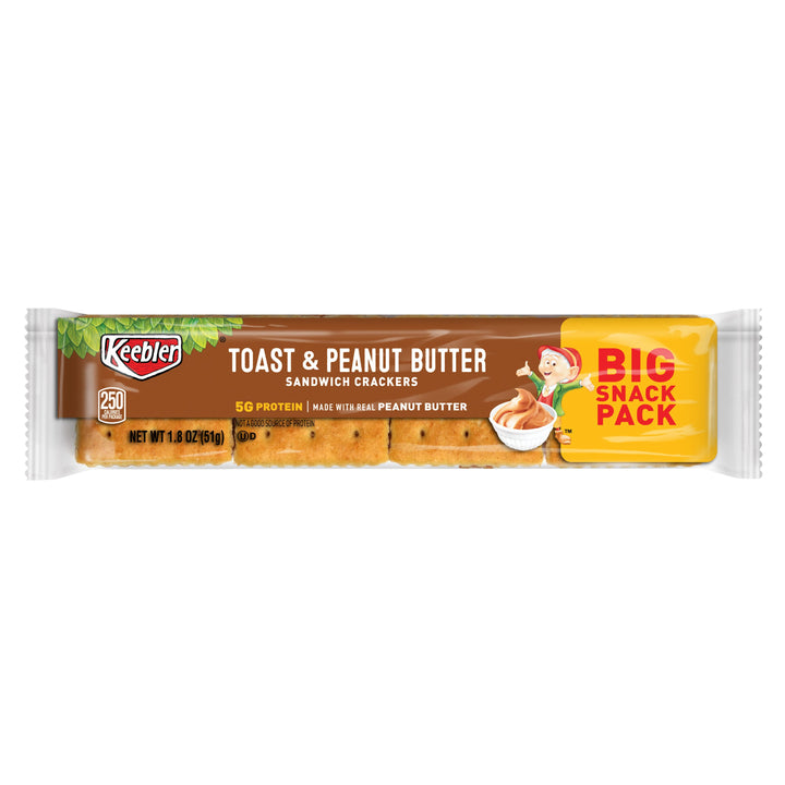 Kellogg's Keebler Kings Blend Toasted & Peanut Butter Cracker-1.8 oz.-12/Box-12/Case