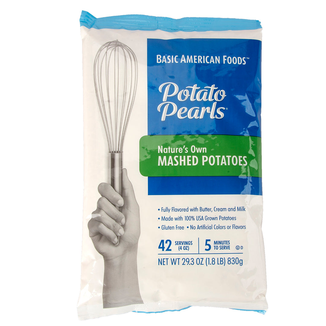 Baf Potato Pearls Potato Natures Own's Mashed Potatoes-29.3 oz.-10/Case