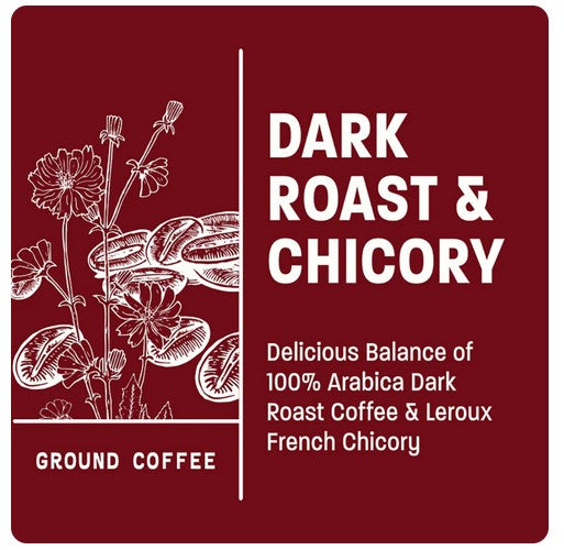 New Orleans Roast Dark & Chicory Ground Coffee-12 oz.-6/Case