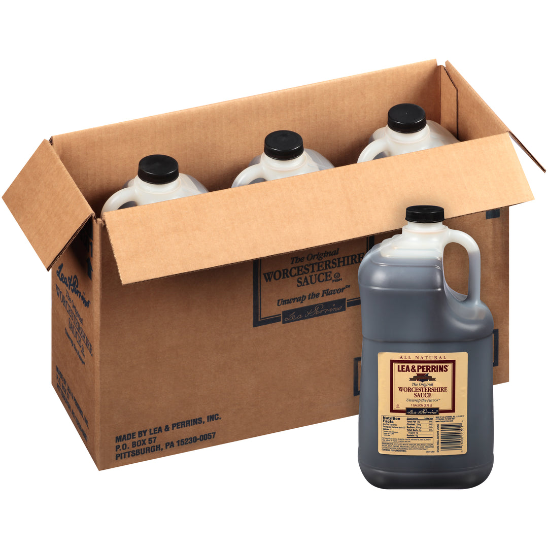 Lea & Perrins Worcestershire Sauce Bulk-1 Gallon-3/Case