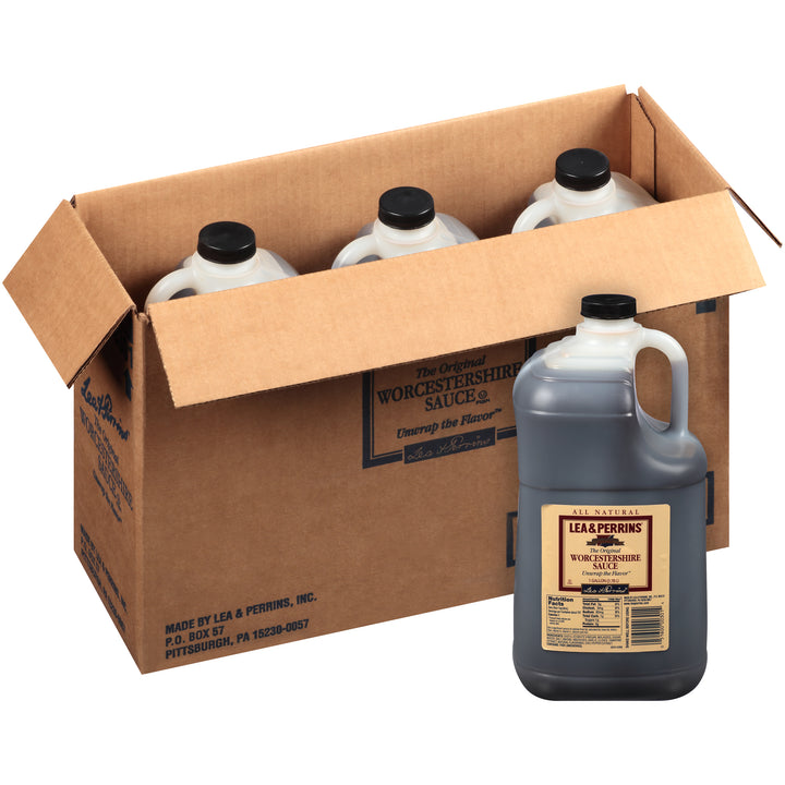 Lea & Perrins Worcestershire Sauce Bulk-1 Gallon-3/Case