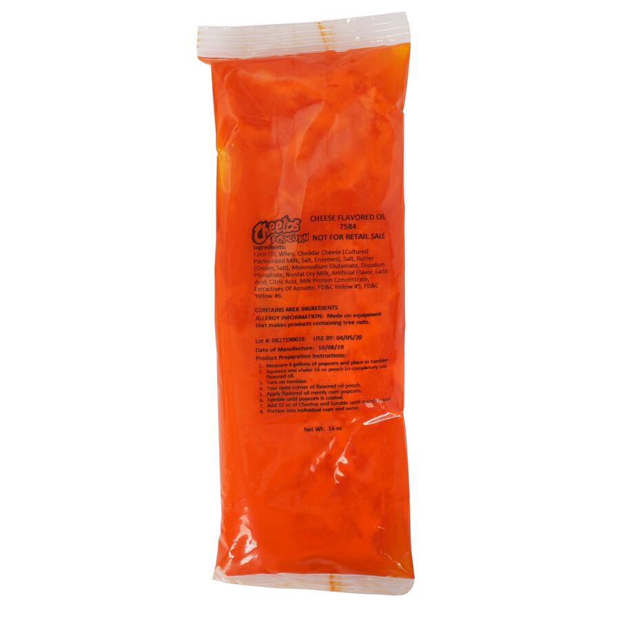 Cheetos Flavored Popcorn Oil-16 oz.-8/Case
