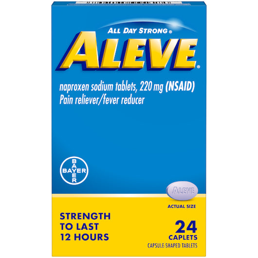 Aleve Caplets-24 Piece-3/Box-12/Case