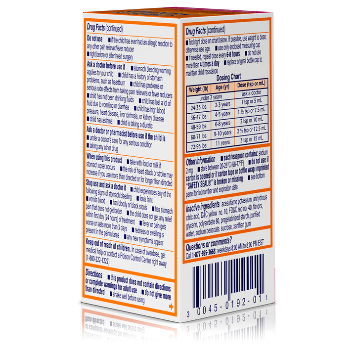 Motrin Children's Children's Motrin Suspension Berry-1 fl oz.s-6/Box-12/Case