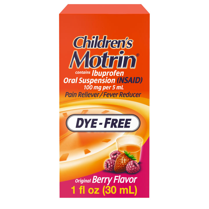 Motrin Children's Children's Motrin Suspension Berry-1 fl oz.s-6/Box-12/Case