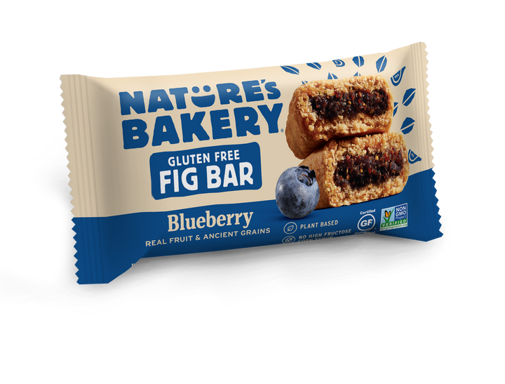 Nature's Bakery Fig Bar Blueberry Gluten Free-1 Each-12/Box-7/Case