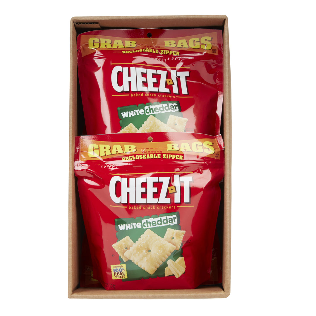 Cheez-It Grab Bag Reclosable White Cheddar Crackers-7 oz.-6/Case