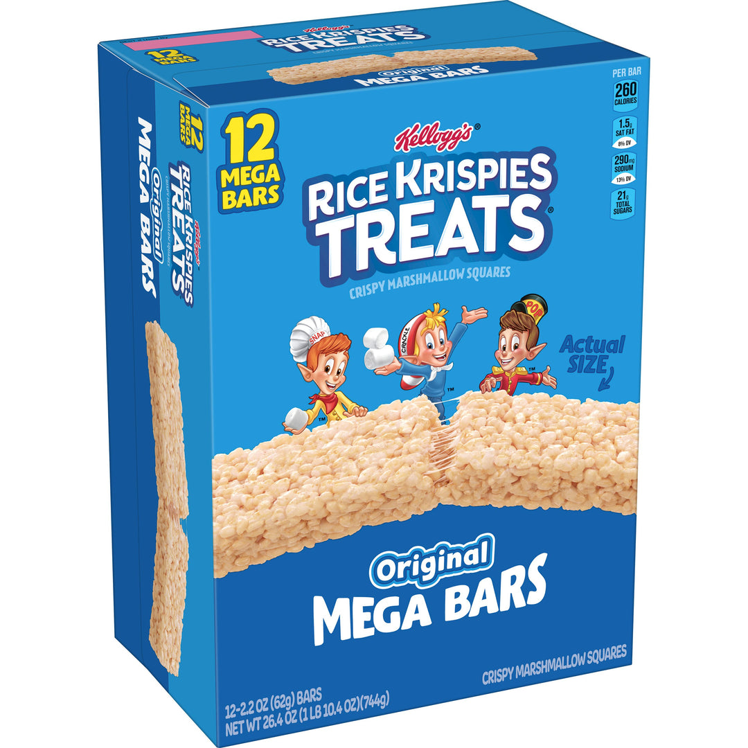 Rice Krispies Rice Krispies Squares Original-2.2 oz.-12/Box-6/Case