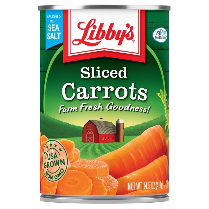 Libby's Libby Medium Sliced Carrots-14.5 oz.-24/Case