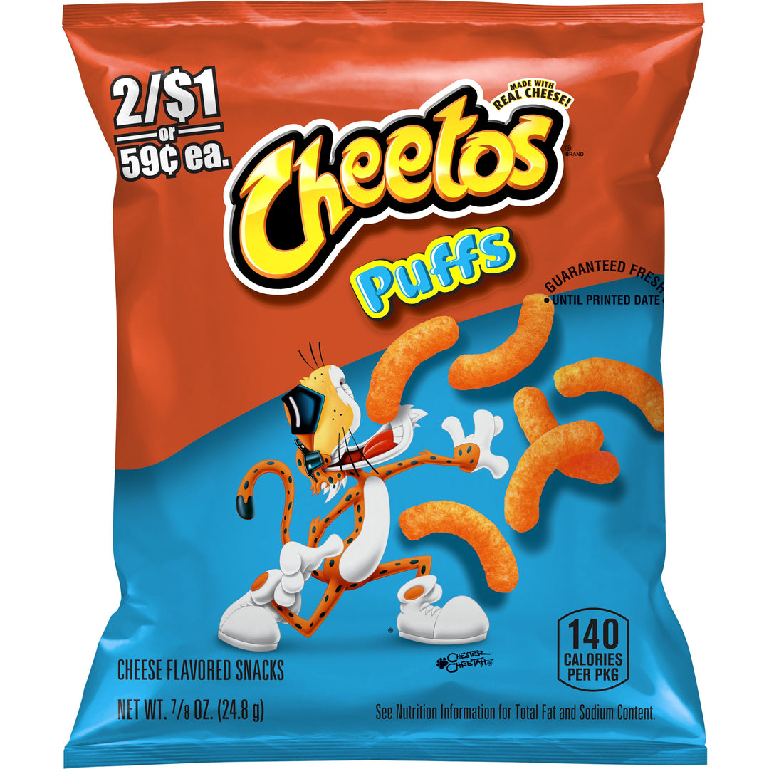 Cheetos Jumbo Puffs Cheese Flavored Snack-0.875 oz.-88/Case