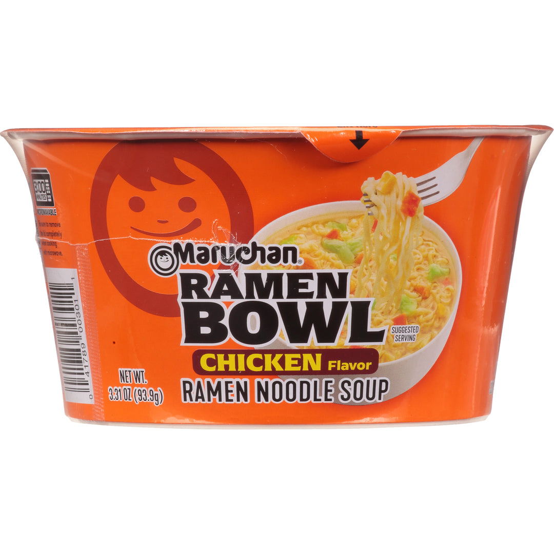 Maruchan Instant Chicken Flavor Ramen Noodle Soup-3.31 oz.-6/Case