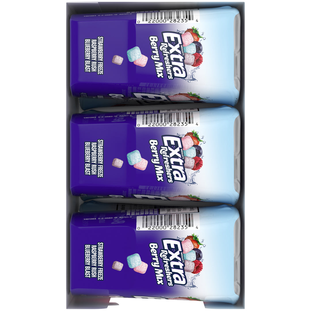 Extra Refreshers Berry Mixed Bottle-40 Piece-6/Box-4/Case
