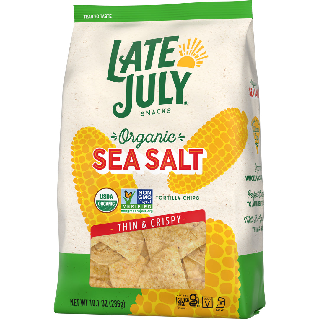 Late July Restaurant Style Tortilla Chips Sea Salt-10.1 oz.-9/Case