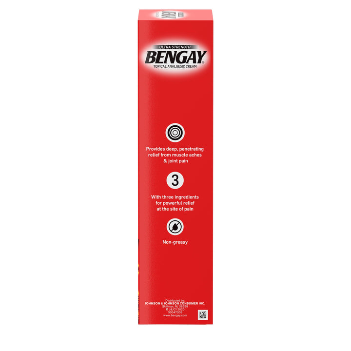 Bengay Ultra Strength Cream-4 oz.-6/Box-6/Case