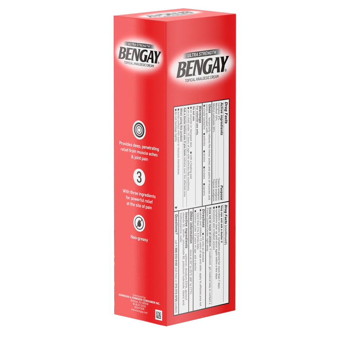 Bengay Ultra Strength Cream-4 oz.-6/Box-6/Case