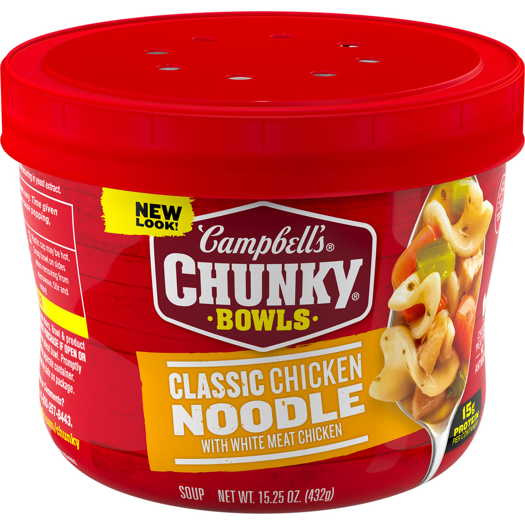 Campbell's Chicken Noodle Soup Chunky Bowl-15.25 oz.-8/Case