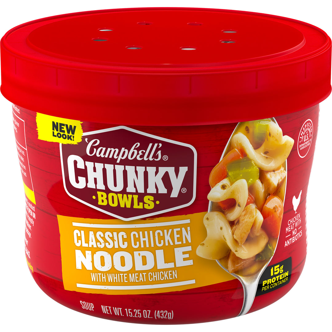 Campbell's Chicken Noodle Soup Chunky Bowl-15.25 oz.-8/Case