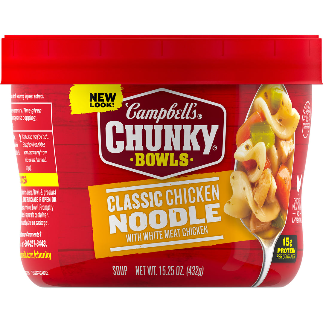 Campbell's Chicken Noodle Soup Chunky Bowl-15.25 oz.-8/Case