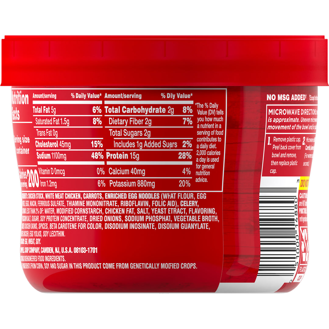 Campbell's Chicken Noodle Soup Chunky Bowl-15.25 oz.-8/Case