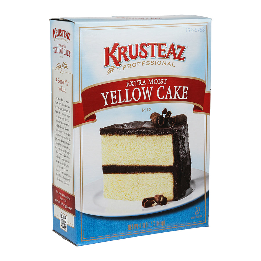 Krusteaz Extra Moist Yellow Cake Mix-4.5 lb.-6/Case