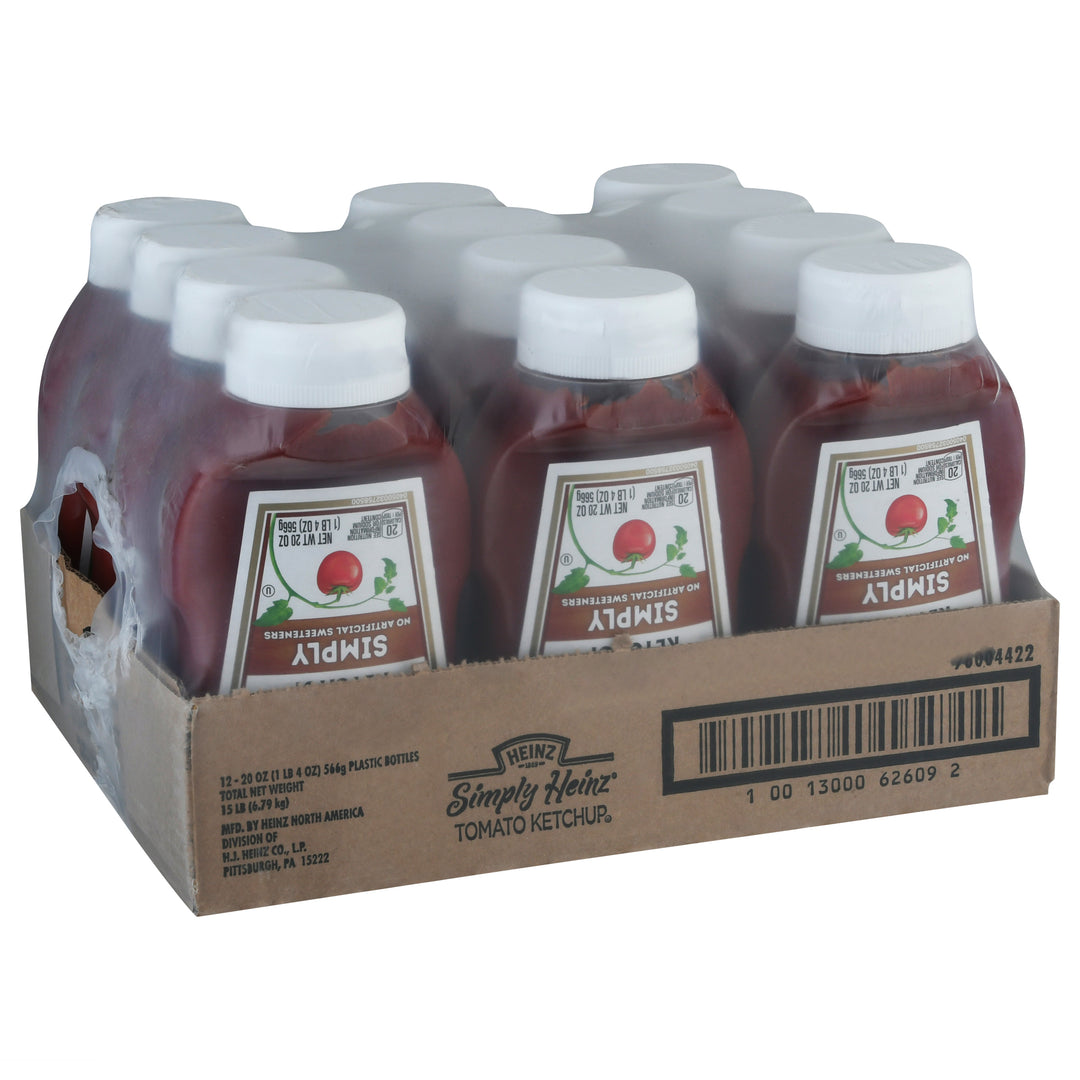 Simply Heinz Simply Ketchup Bottle-1.25 lb.-12/Case