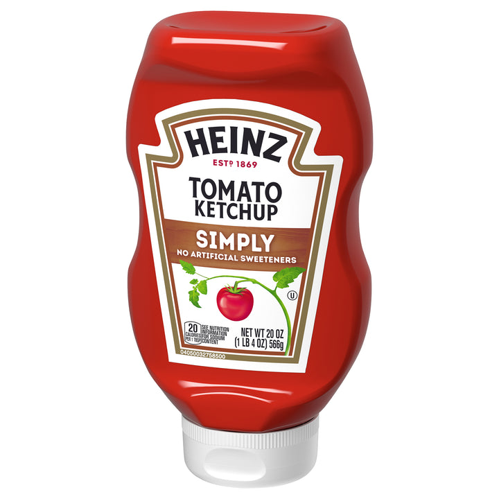Simply Heinz Simply Ketchup Bottle-1.25 lb.-12/Case