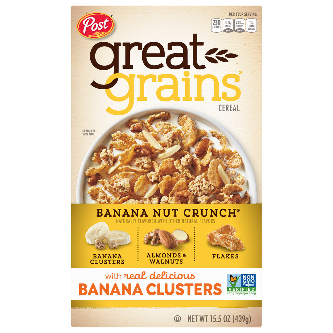 Post Cereal Banana Nut Crunch-15.5 oz.-12/Case