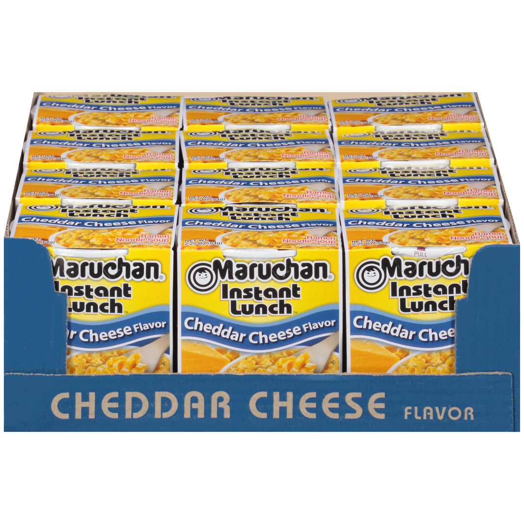 Maruchan Instant Cheddar Cheese Flavored Ramen Noodle Soup-2.25 oz.-12/Case