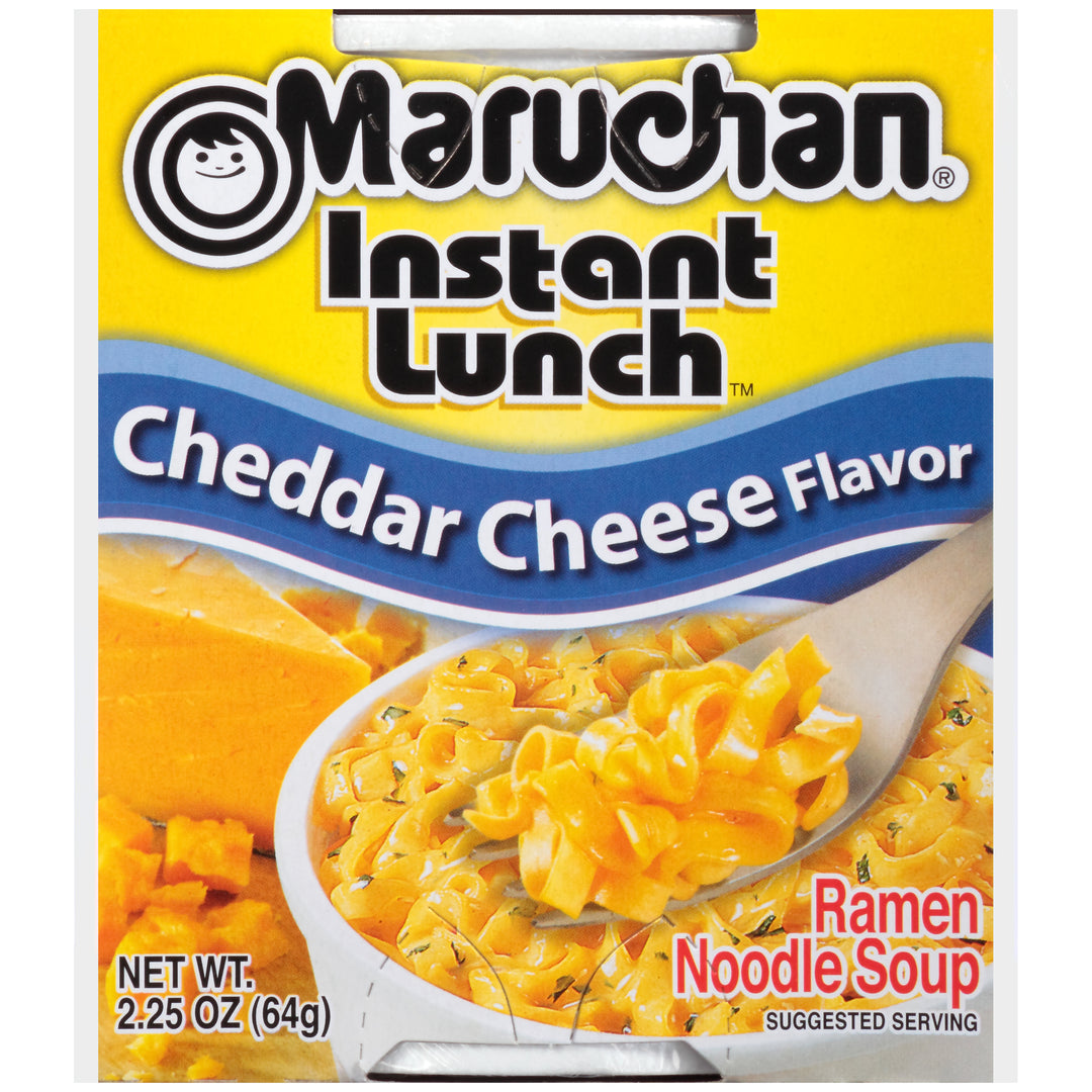 Maruchan Instant Cheddar Cheese Flavored Ramen Noodle Soup-2.25 oz.-12/Case