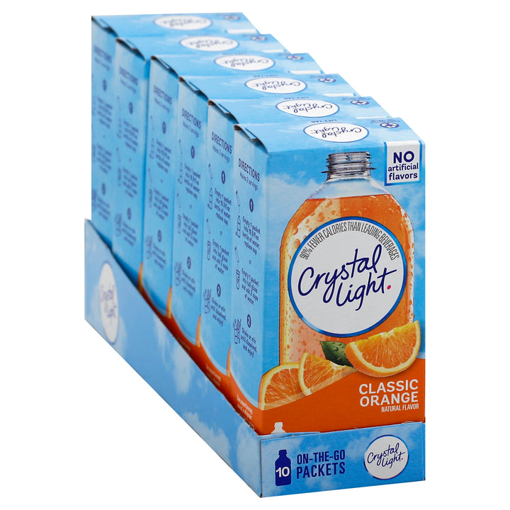 Crystal Light Crystal Light Beverage On The Go Sunrise Orange-0.13 oz.-10/Box-12/Case