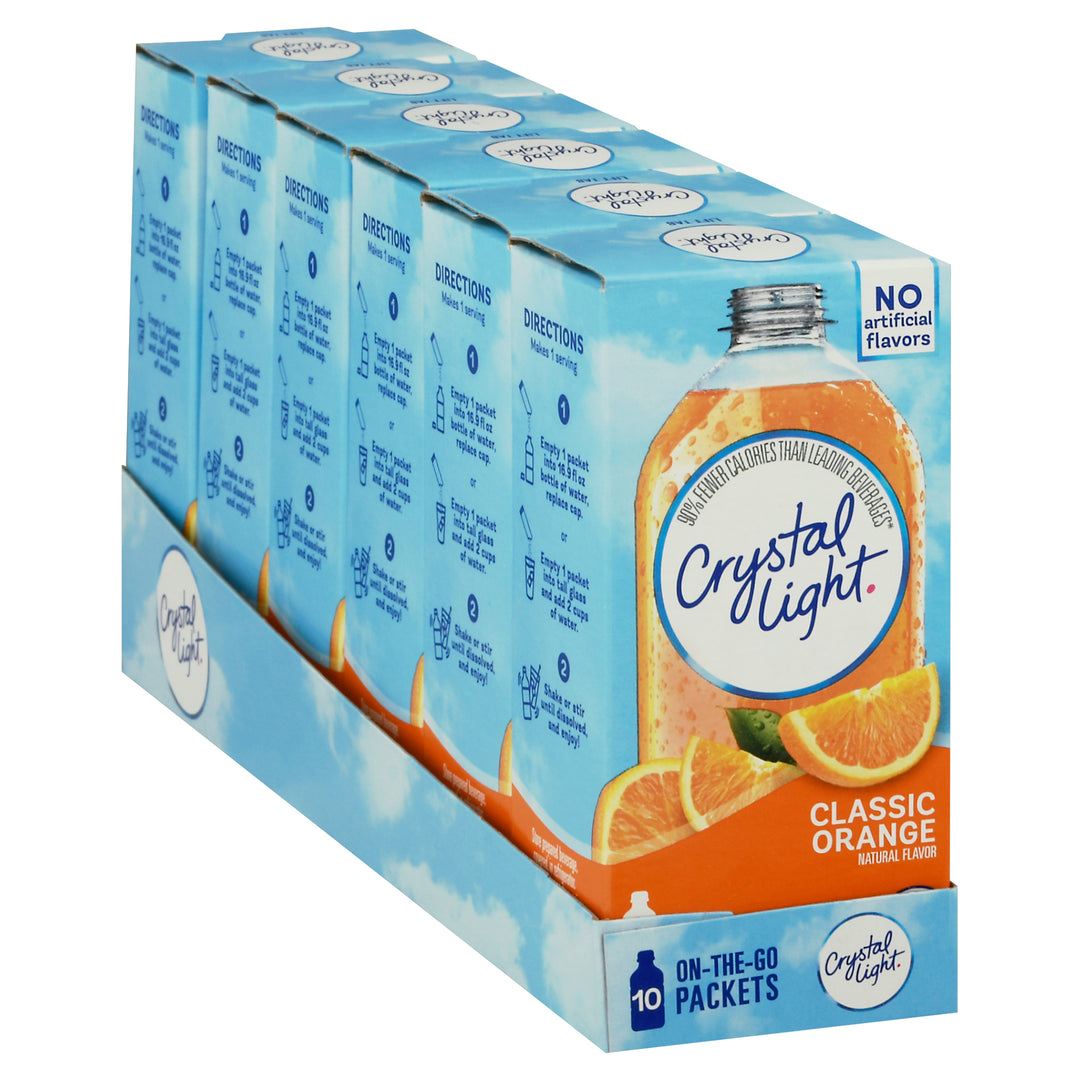 Crystal Light Crystal Light Beverage On The Go Sunrise Orange-0.13 oz.-10/Box-12/Case