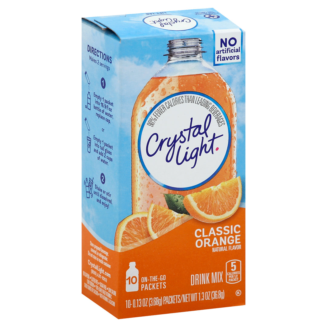 Crystal Light Crystal Light Beverage On The Go Sunrise Orange-0.13 oz.-10/Box-12/Case