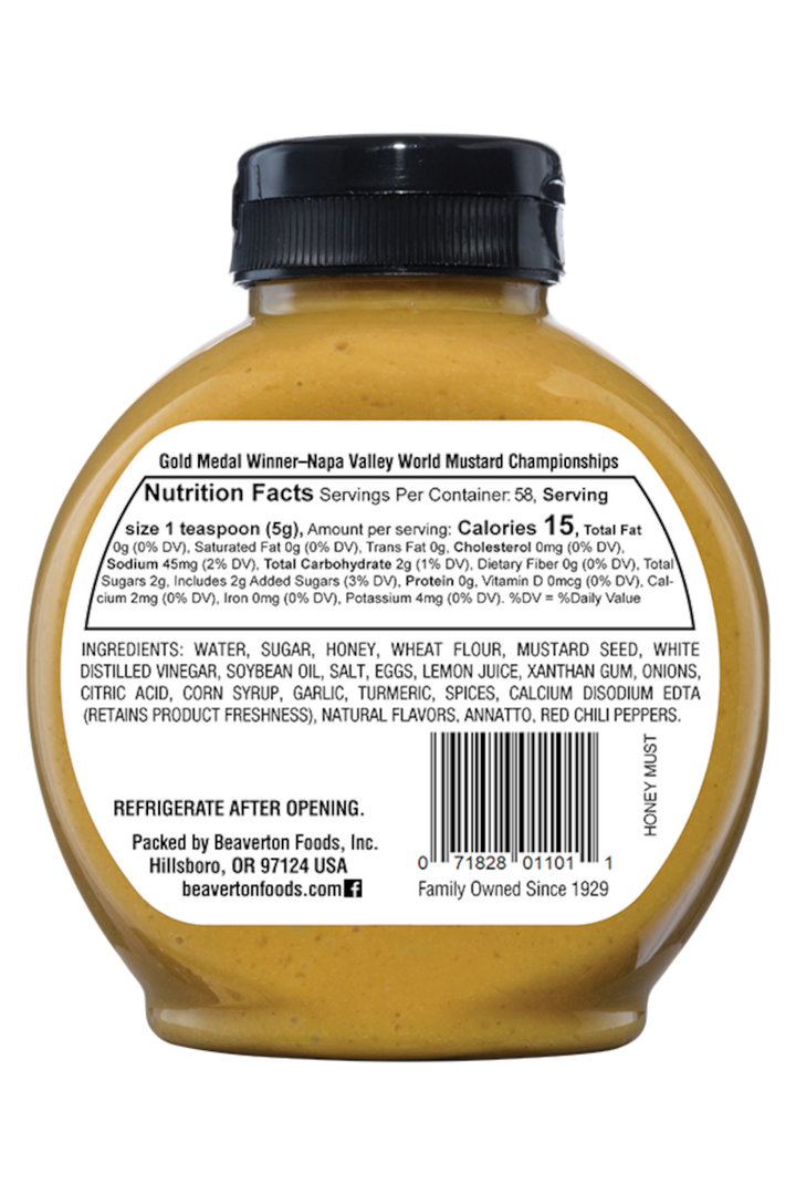 Inglehoffer Honey Mustard Bottle-10.25 oz.-6/Case
