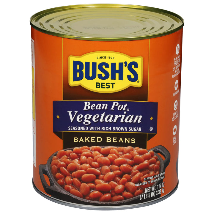 Bush's Best Vegetarian Baked Beans-117 oz.-6/Case
