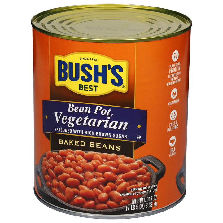 Bush's Best Vegetarian Baked Beans-117 oz.-6/Case