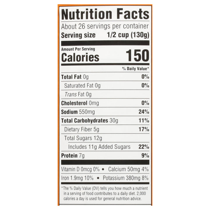 Bush's Best Vegetarian Baked Beans-117 oz.-6/Case