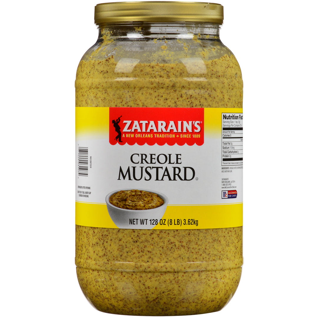 Zatarains Kosher Creole Mustard Bulk-1 Gallon-4/Case