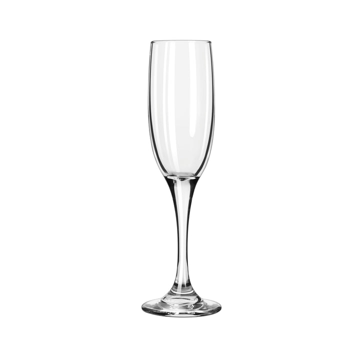 Libbey Embassy-R- 6 oz. Tall Flute Glass-12 Each-1/Case