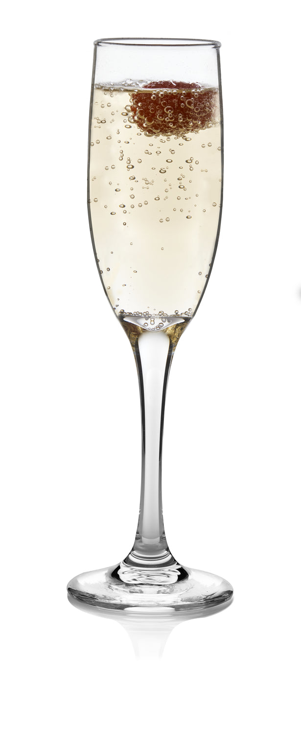 Libbey Embassy-R- 6 oz. Tall Flute Glass-12 Each-1/Case