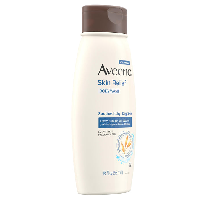 Aveeno Skin Relief Body Wash-18 fl oz.s-3/Box-4/Case